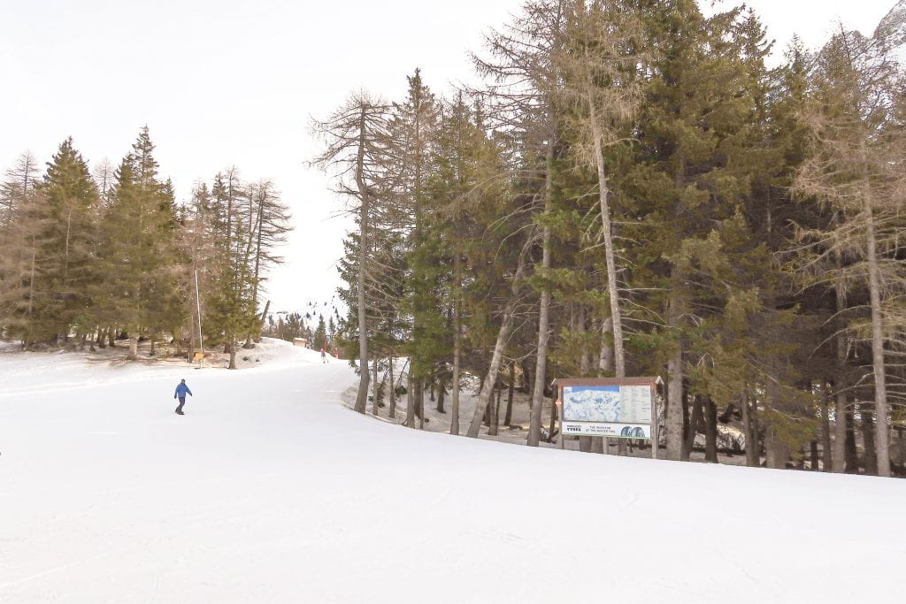 A Day on the Slopes in Italy.