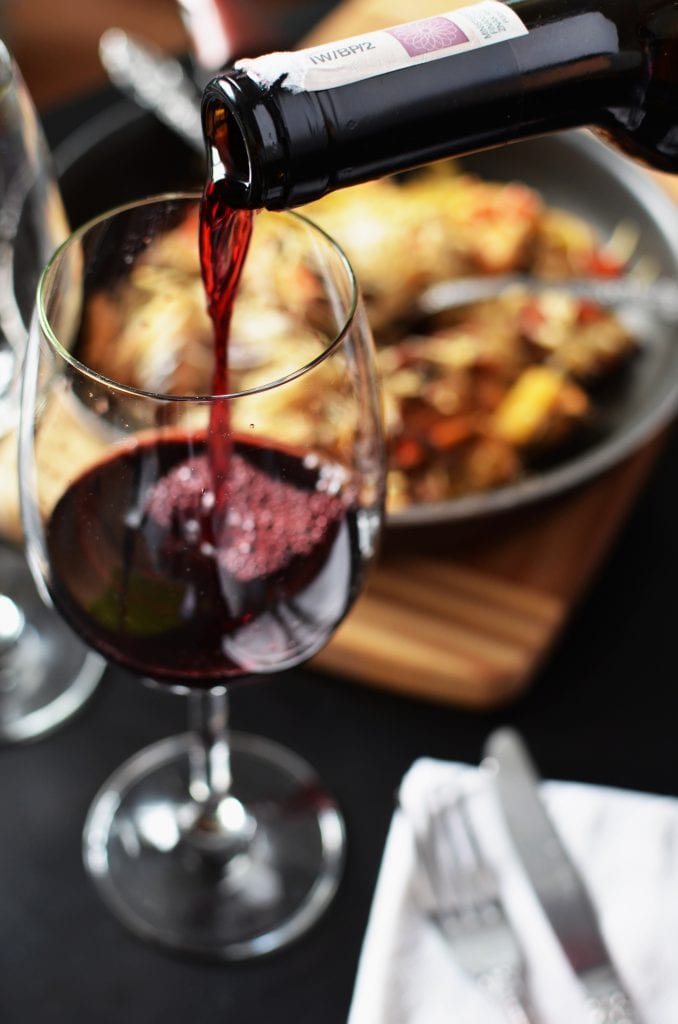 bicchiere vino cucinare