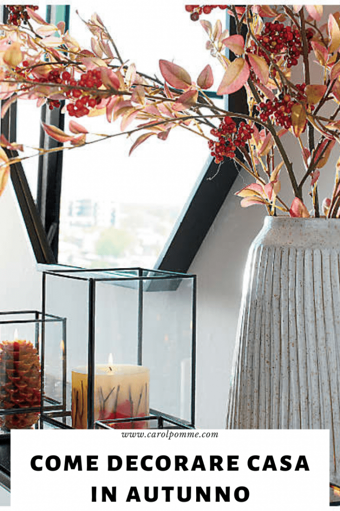 come decorare casa in autunno