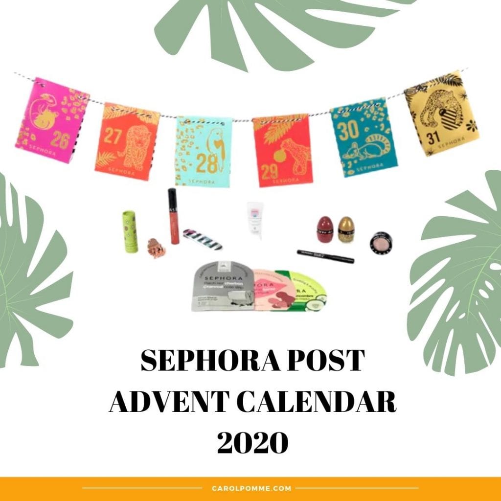 sephora calendario post avvento 2020