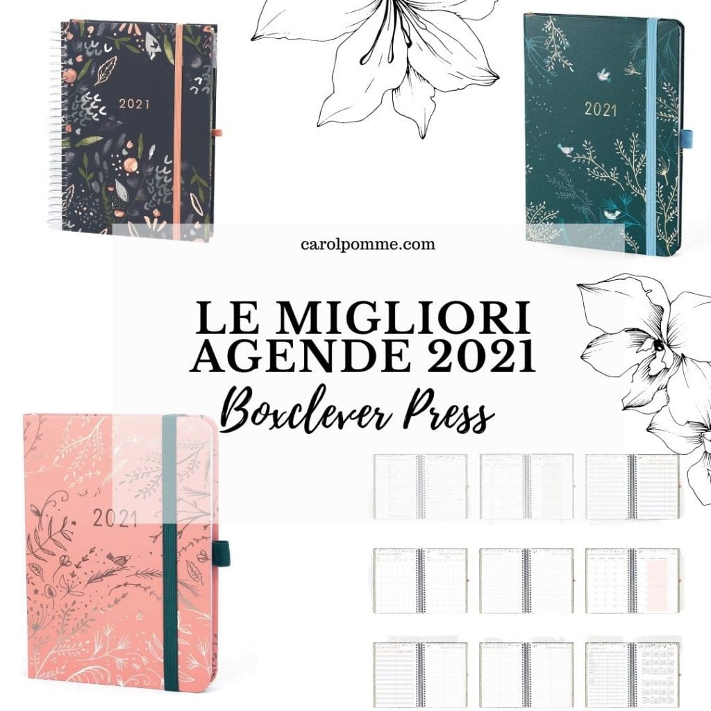 migliori agende 2021 Box Clever